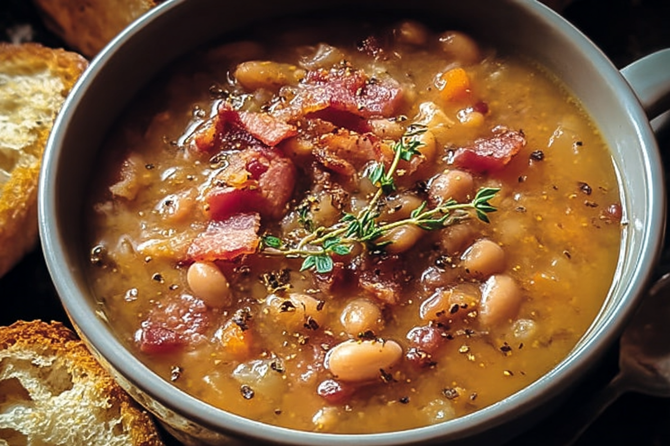 Bean With Bacon Soup