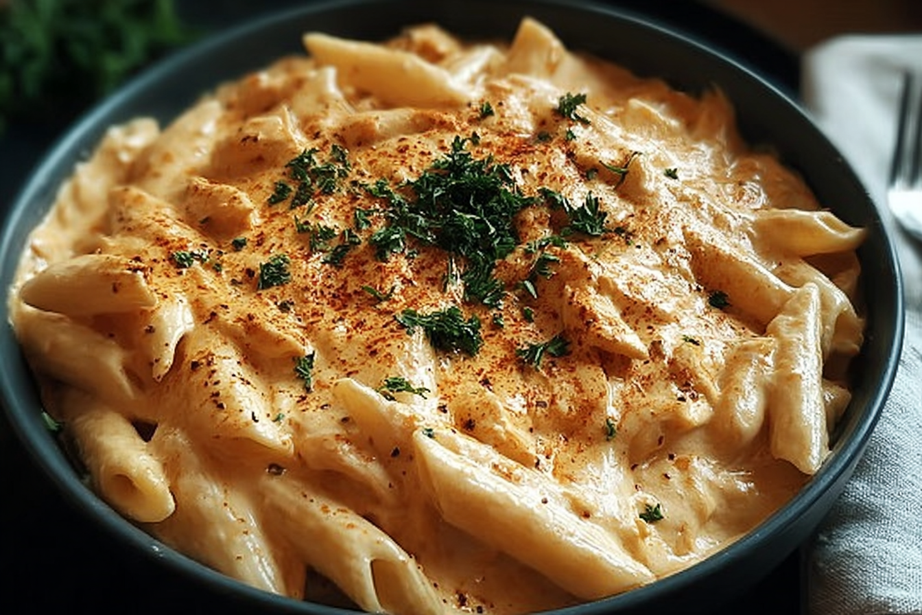 Buffalo Chicken Alfredo Penne