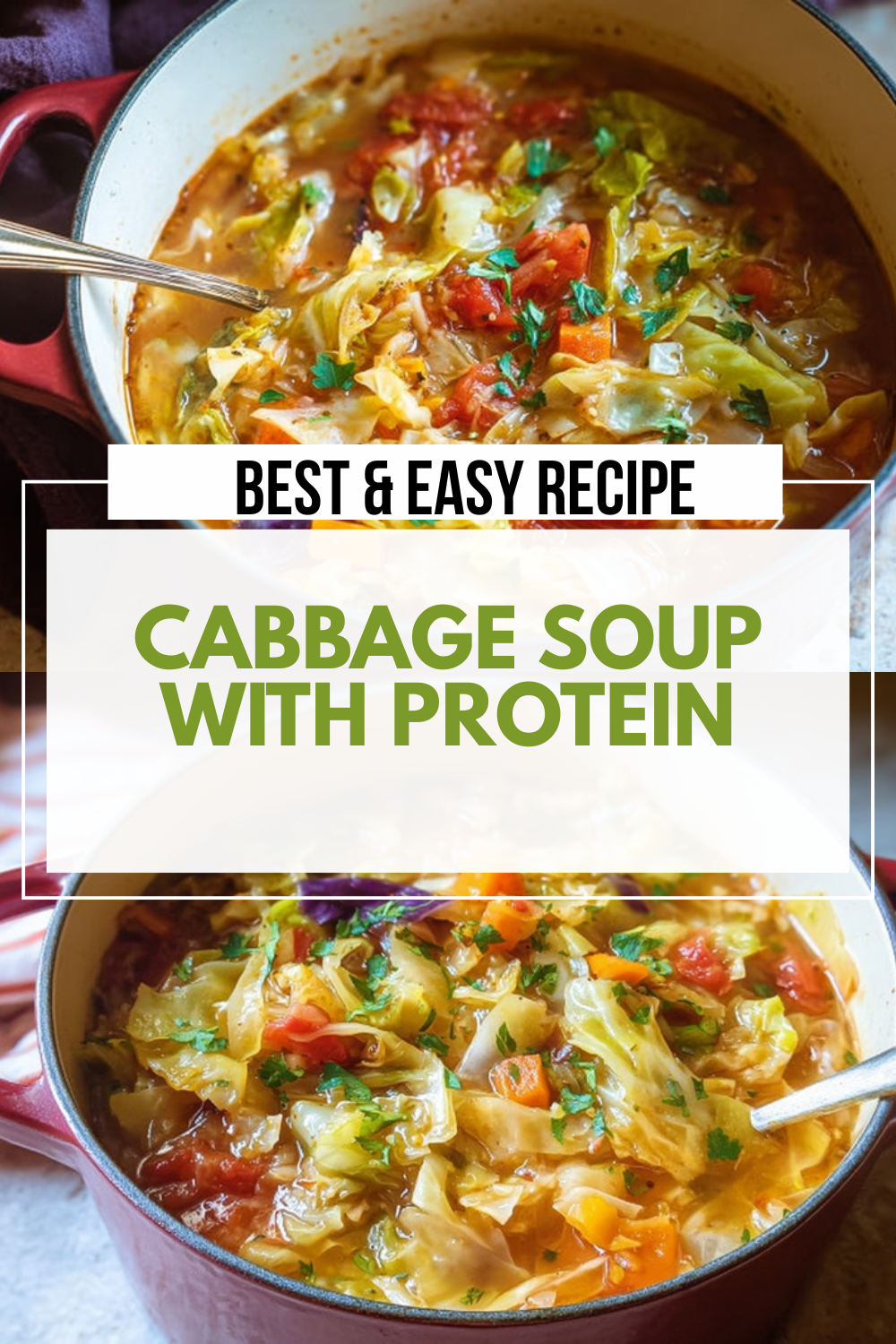 Cabbage Soup With Protein