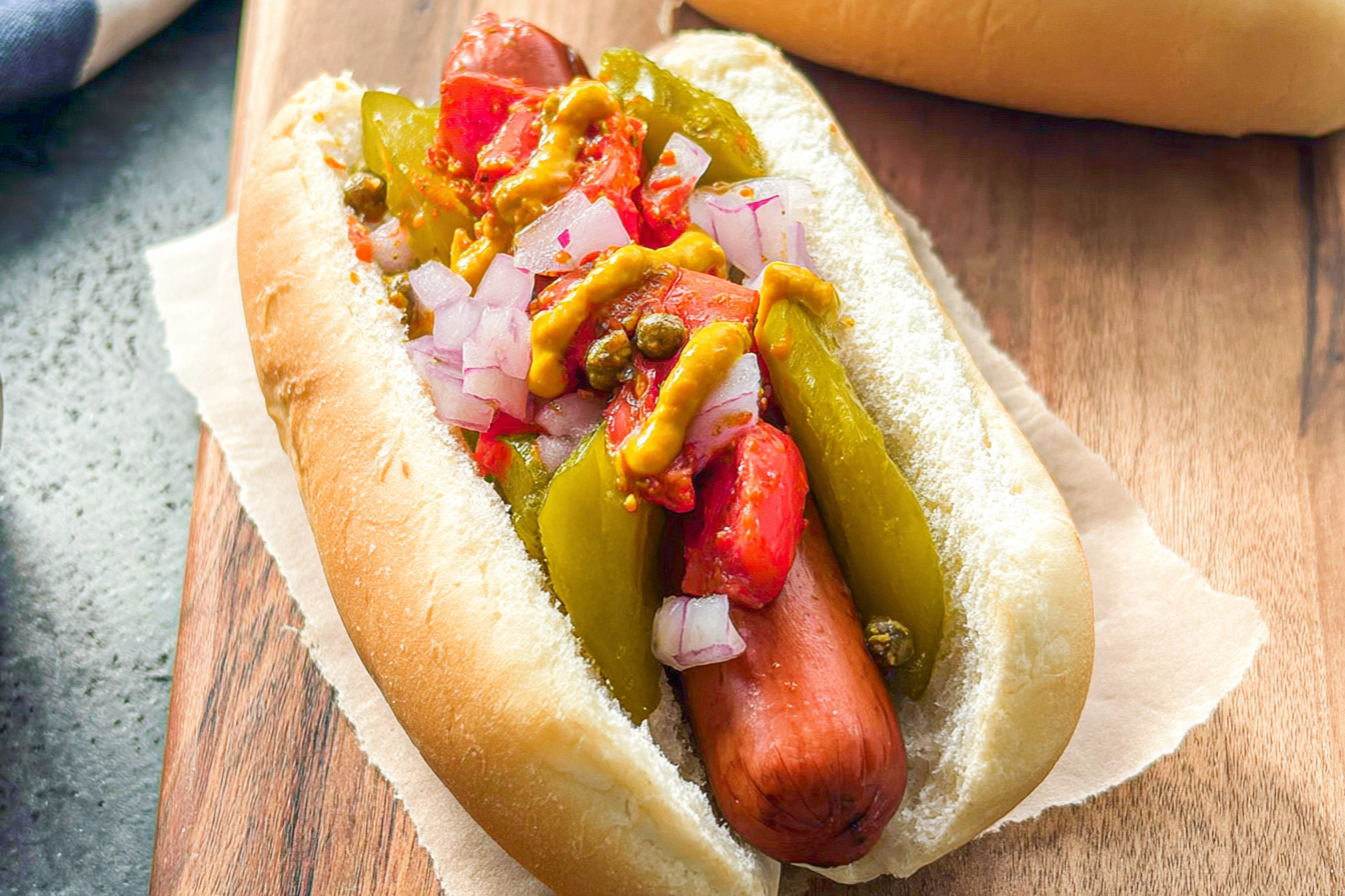 Chicago-Style Hot Dog Recipe With Classic Toppings And Authentic Flavor 6 Chicago Style Hot Dogs