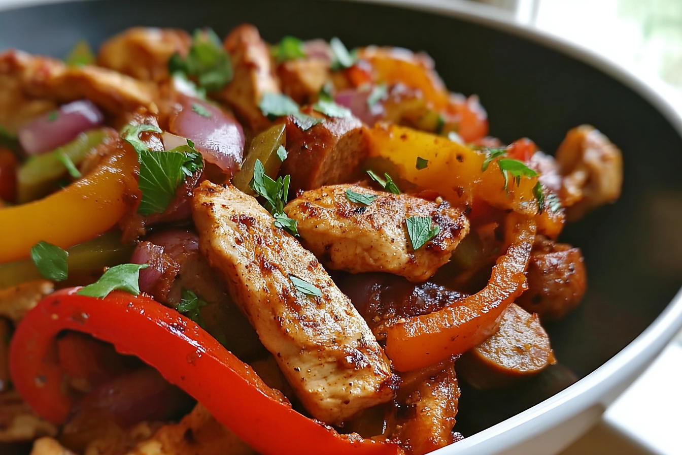 Easy Chicken Sausage Fajitas Recipe For Quick Flavorful Meals 6 Chicken Fajita With Sausage
