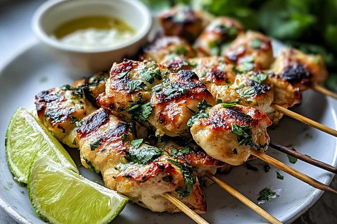 Coconut Lime Grilled Chicken Skewers Recipe With Zesty Flavor 6 Coconut Lime Grilled Chicken Skewers
