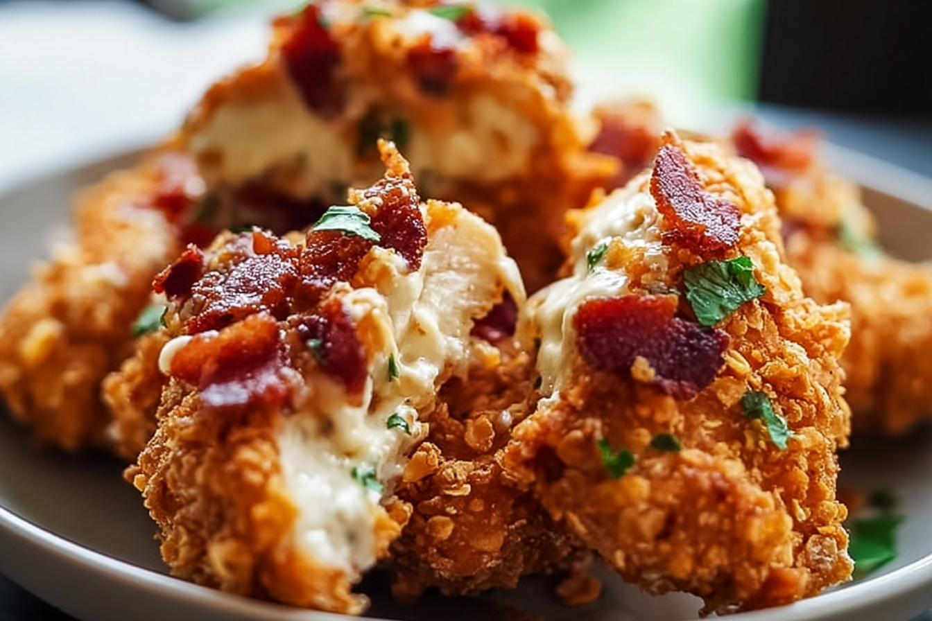 Cream Cheese Bacon Stuffed Chicken Wrapped In Crispy Doritos 6 Cream Cheese Bacon Stuffed Doritos Chicken