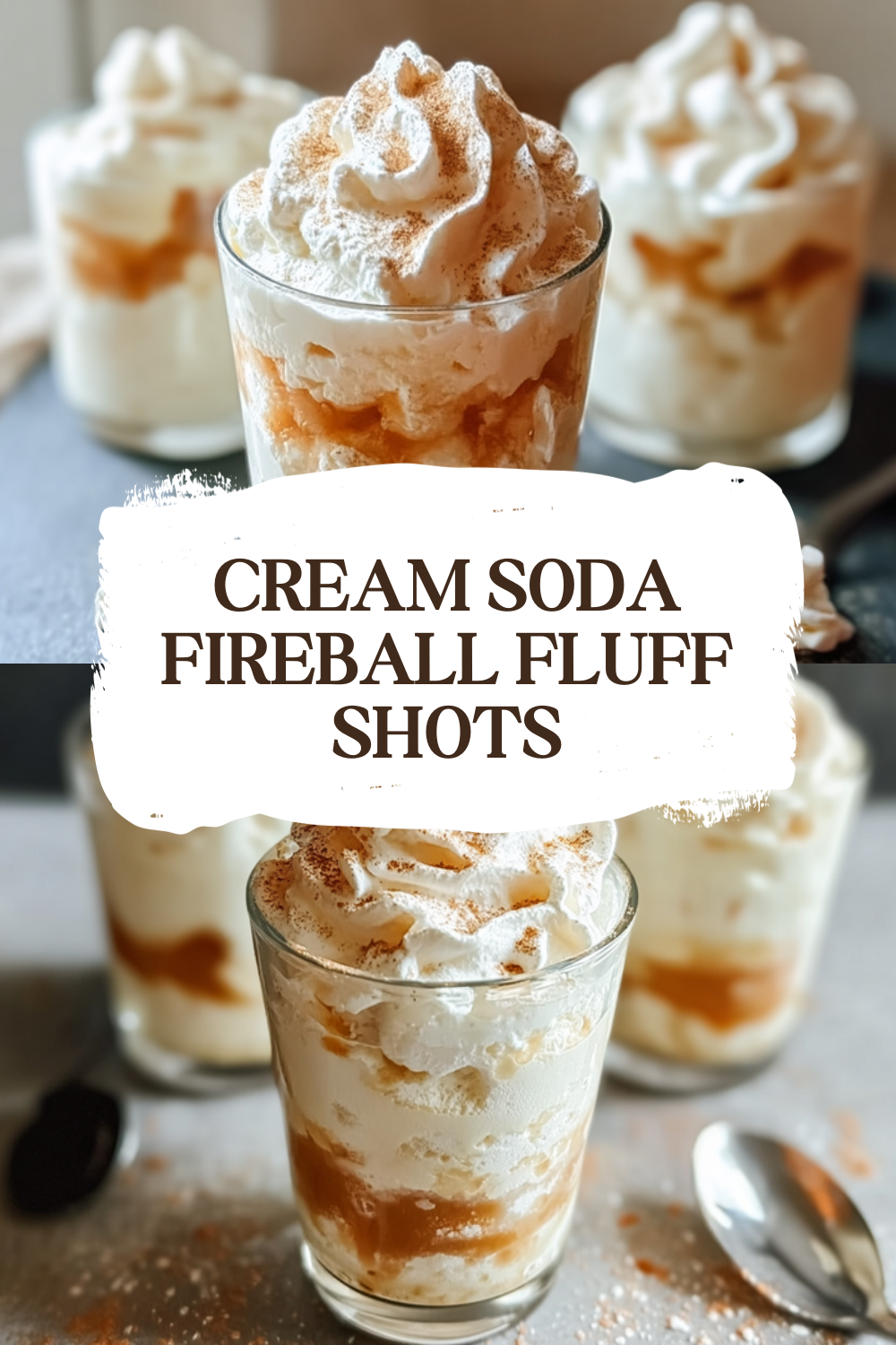 Cream Soda Fireball Fluff Shots