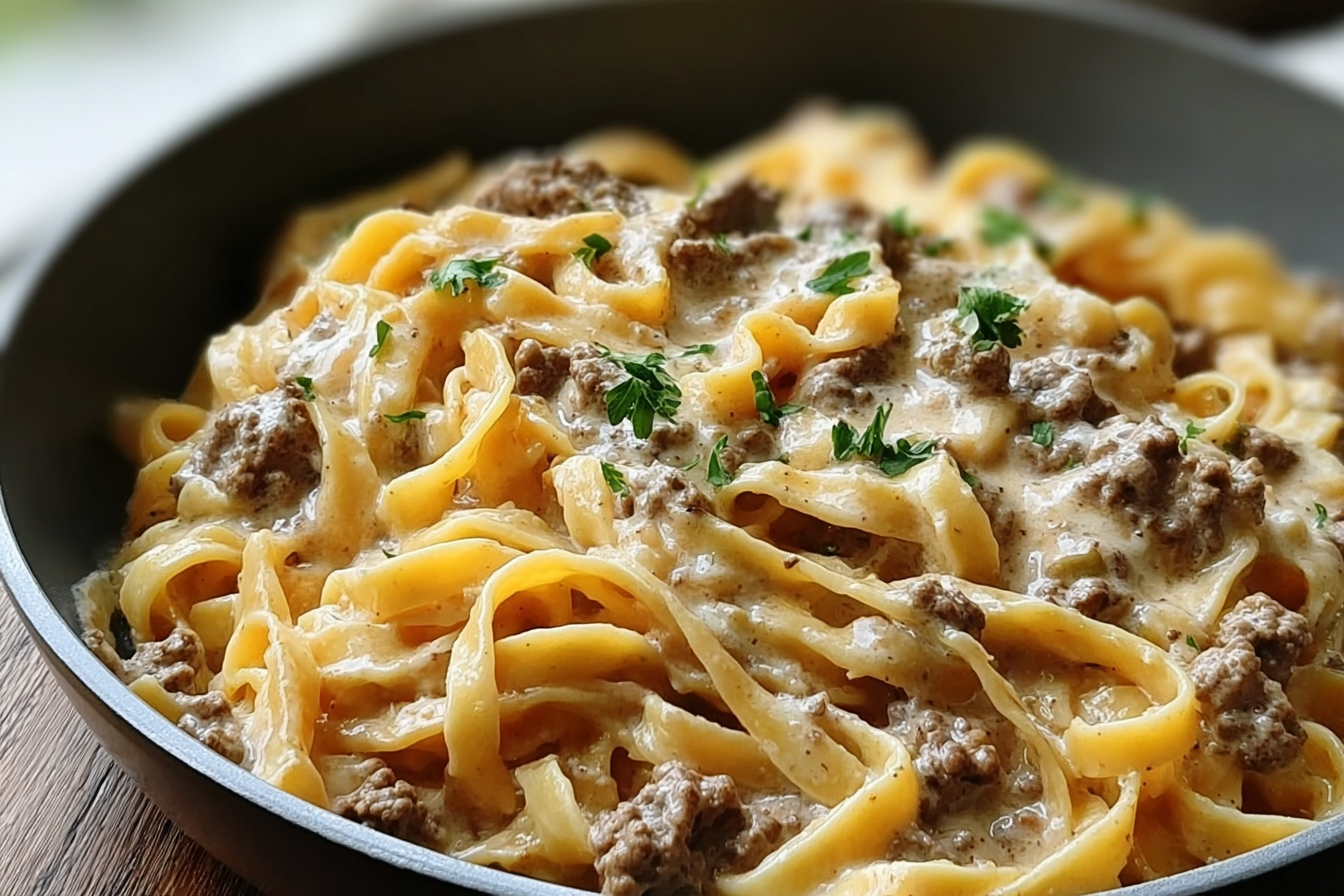 One Pot Creamy Tomato Beef Pasta Recipe For Quick Weeknight Meals 6 Creamy Beef Pasta