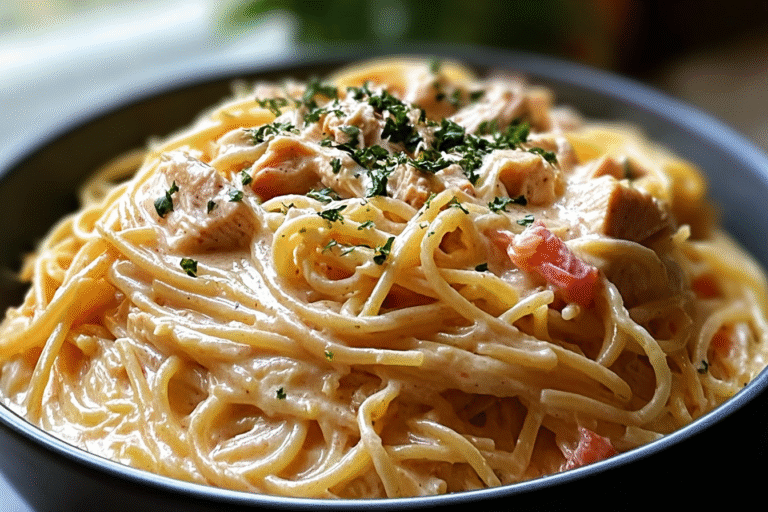 Creamy Crockpot Chicken Spaghetti 97.Png