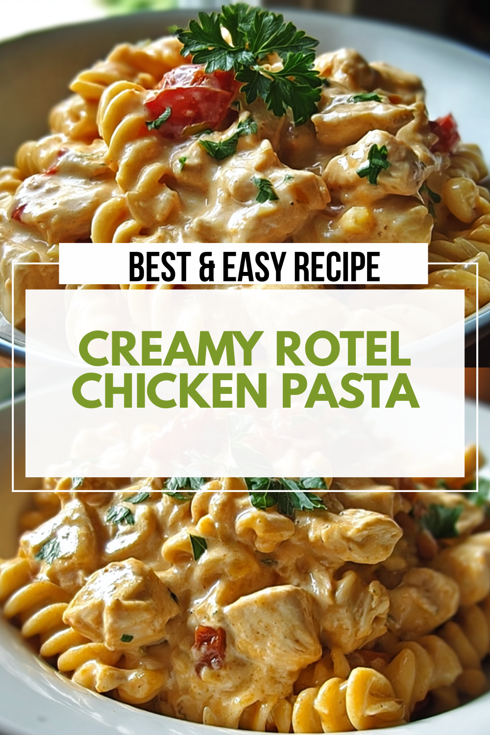 Creamy Rotel Chicken Pasta
