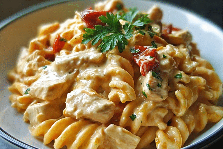 Creamy Rotel Chicken Pasta 3.Png