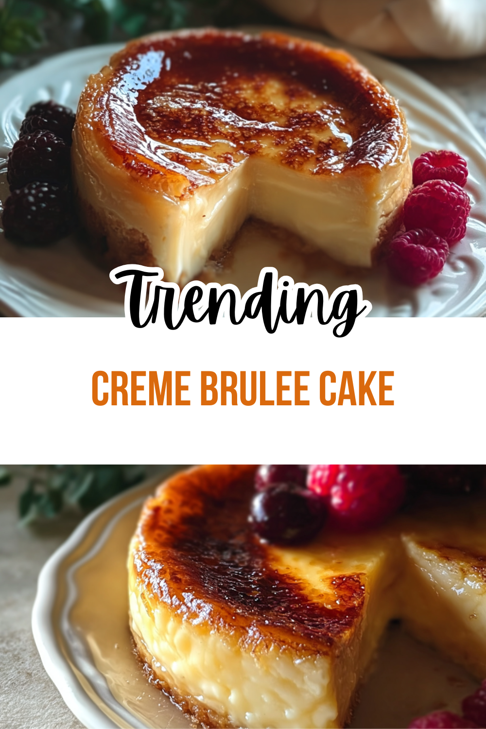 Creme Brulee Cake Recipe With Creamy Custard And Caramelized Sugar Topping 7 Creme Brulee Cake