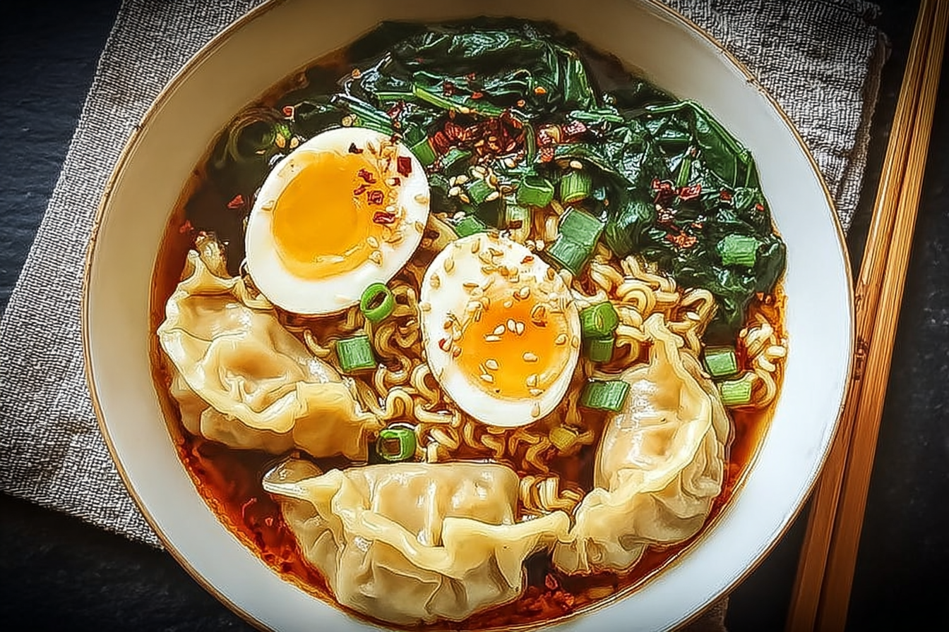 Dumpling Ramen Soup Recipe With Savory Broth And Tender Dumplings 6 Dumpling Ramen Bowl
