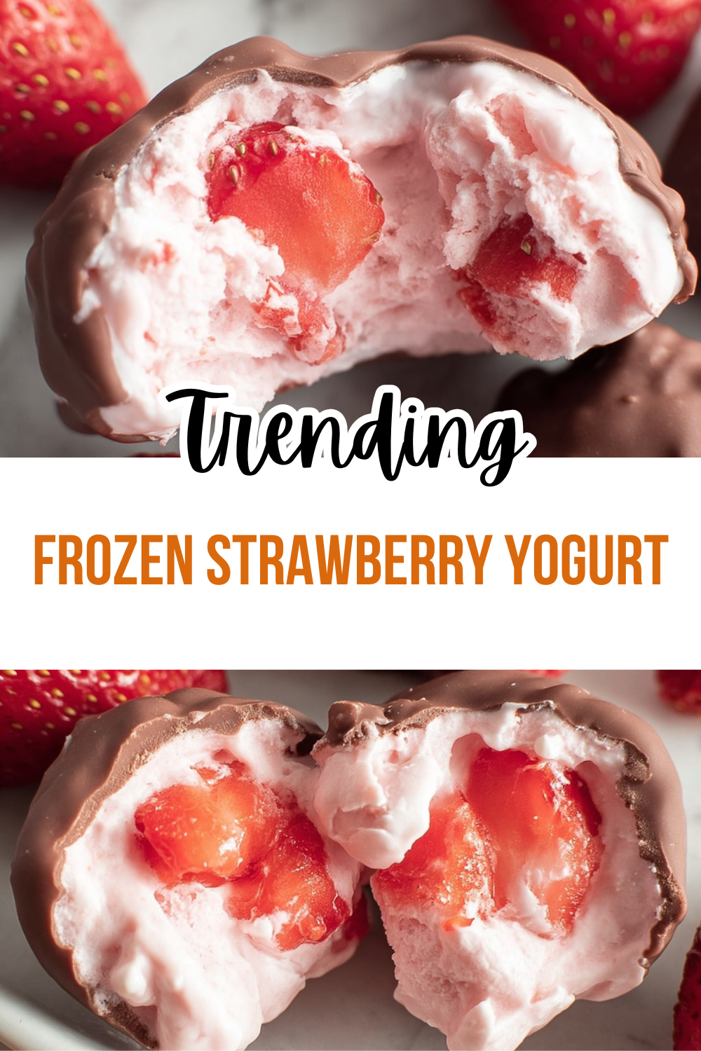 Frozen Strawberry Yogurt