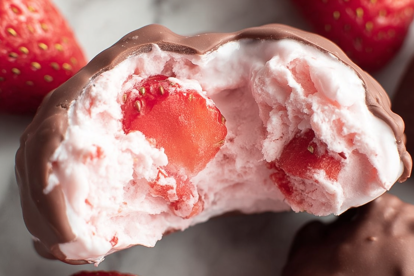 Frozen Strawberry Yogurt