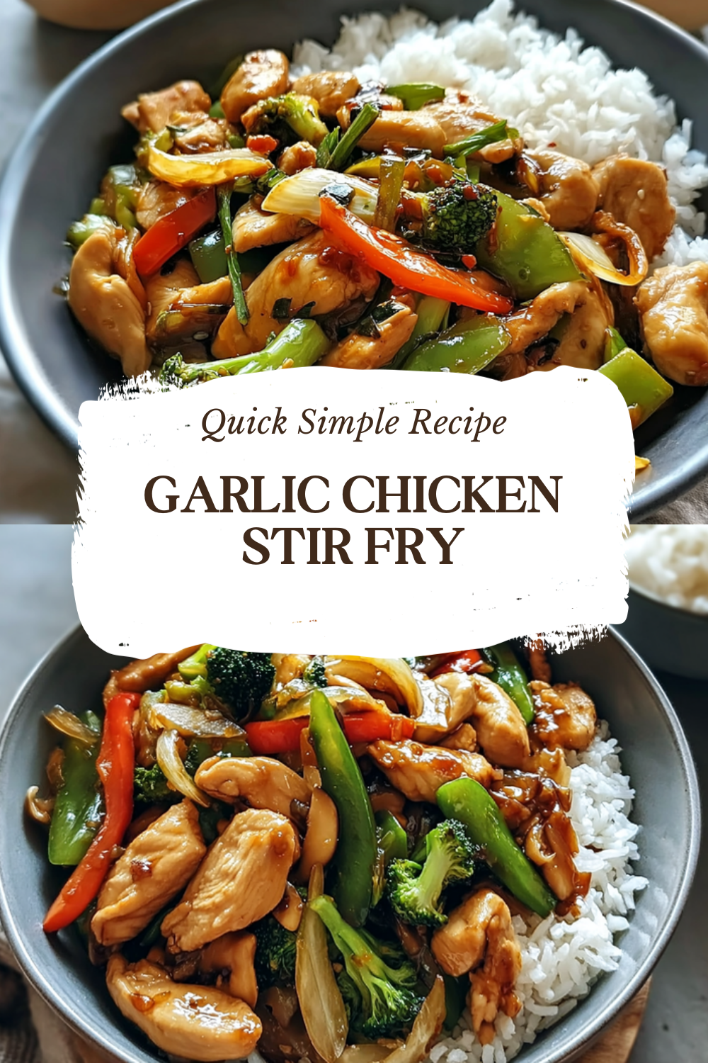 Garlic Chicken Stir Fry Recipe With Fresh Vegetables And Simple Sauce 7 Garlic Chicken Stir Fry