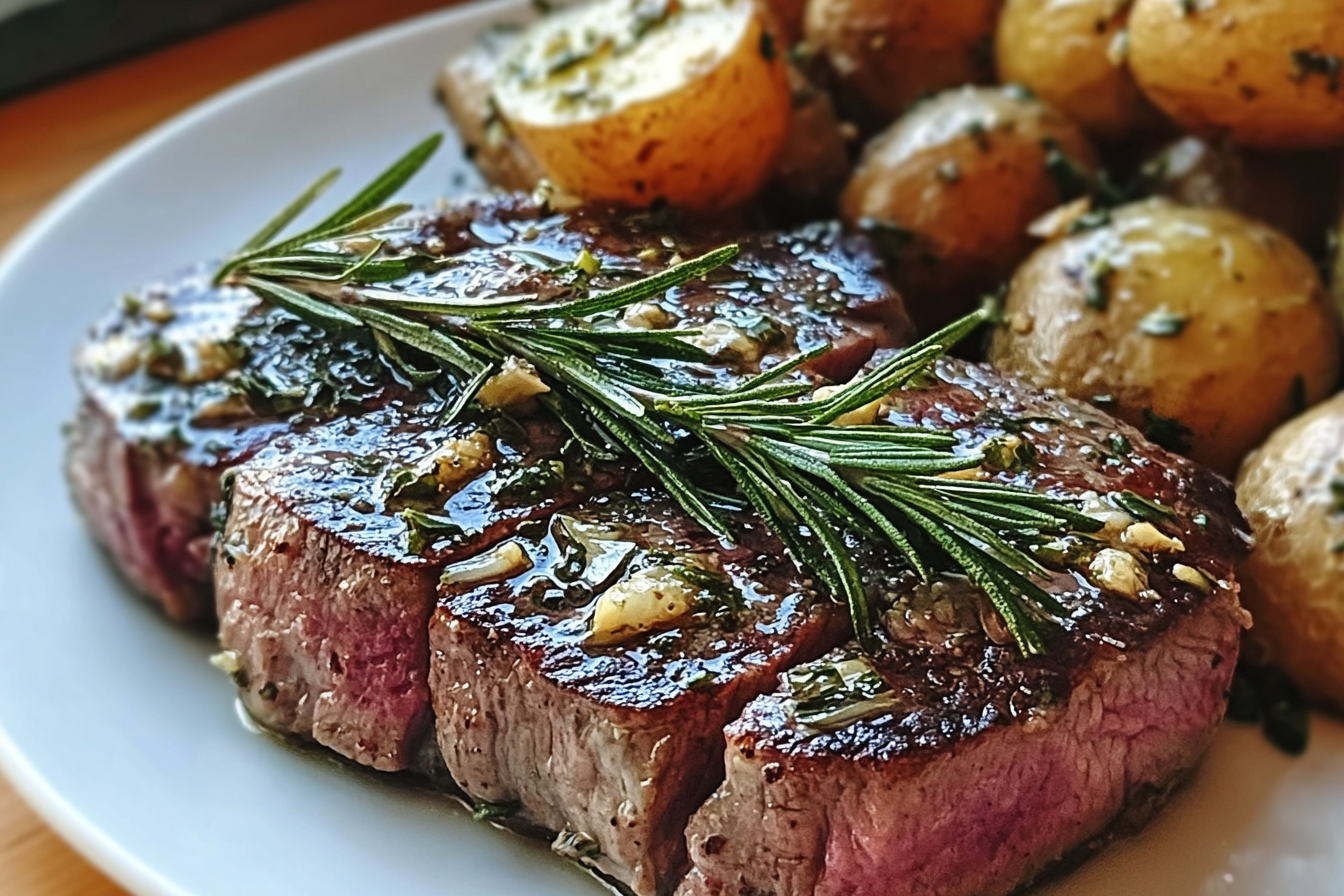 Garlic Herb Steak