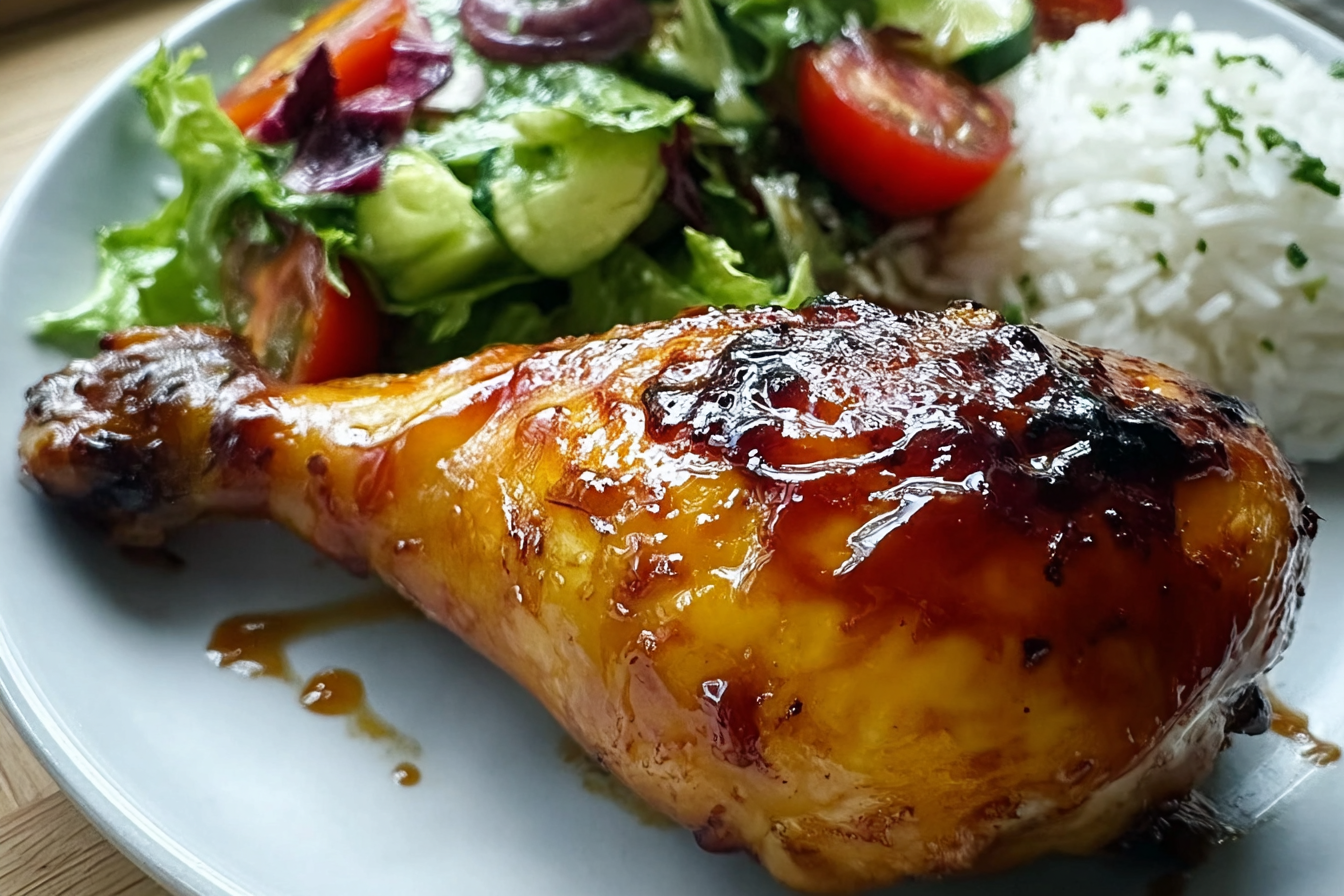 Baked Honey Glazed Chicken With Sweet And Savory Flavor 6 Glazed Roast Chicken Leg