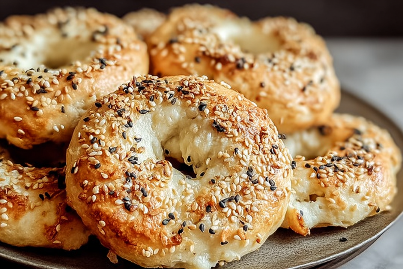 Easy Bagel Recipe For Soft And Chewy Homemade Bagels 6 Greek Yogurt Bagels