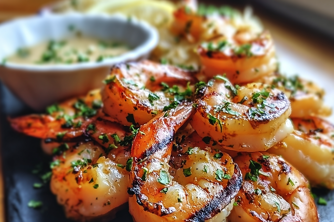 Grilled Coconut Lime Shrimp