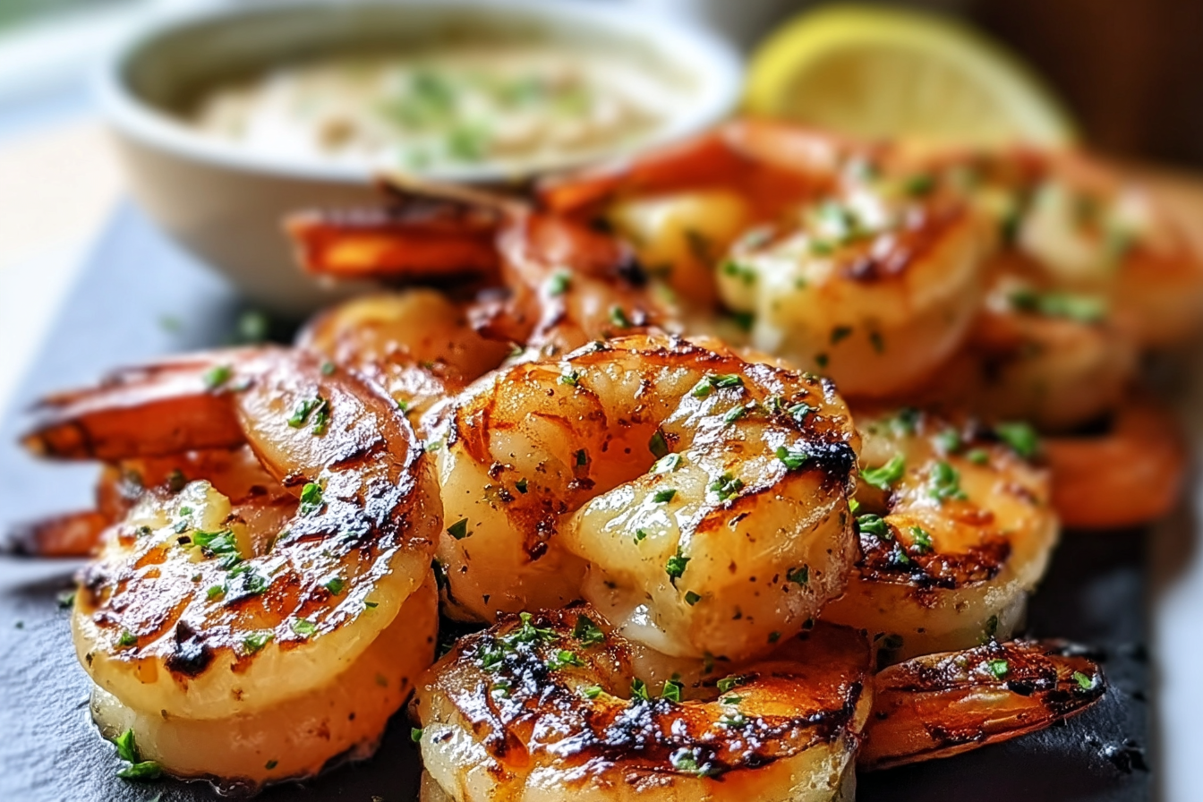Grilled Coconut Lime Shrimp