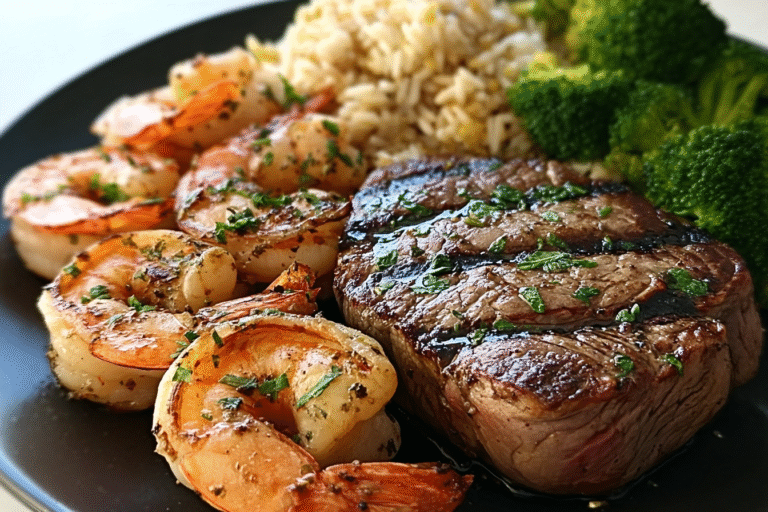 Grilled Steak And Shrimp 40.Png