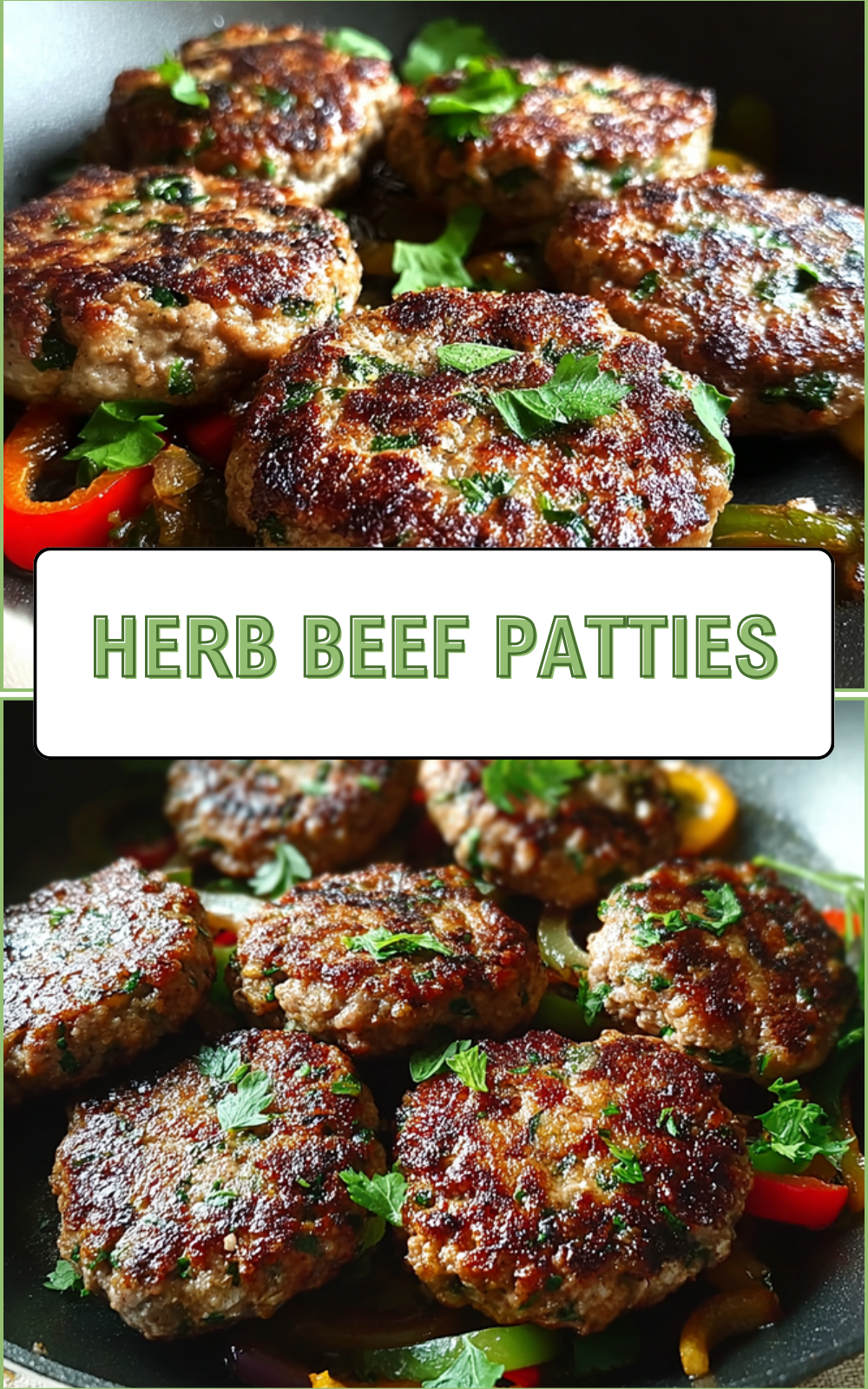 Herbed Burger Patties With Fresh Herbs For Flavorful Grilling 7 Herb Beef Patties