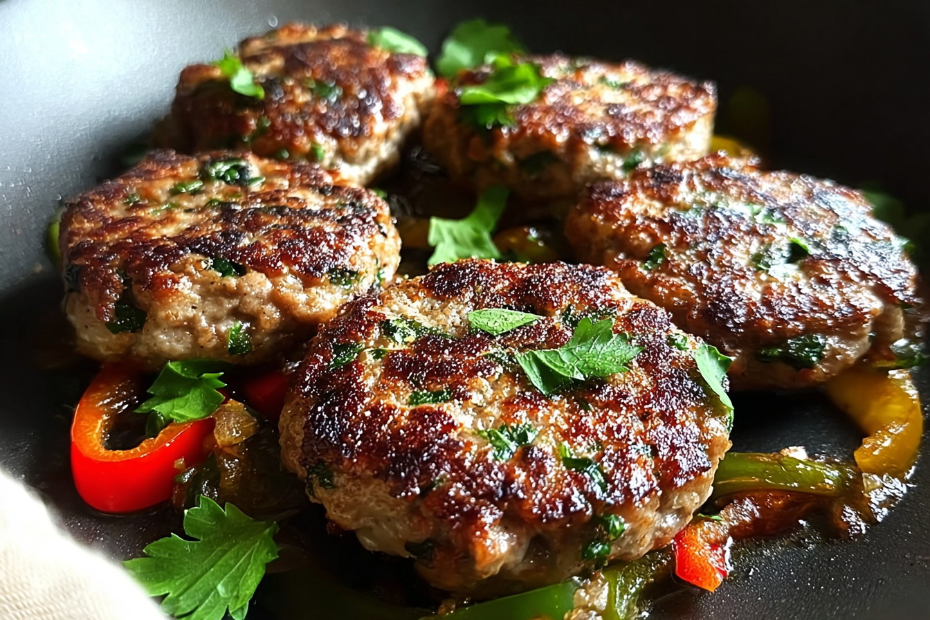 Herbed Burger Patties With Fresh Herbs For Flavorful Grilling 6 Herb Beef Patties