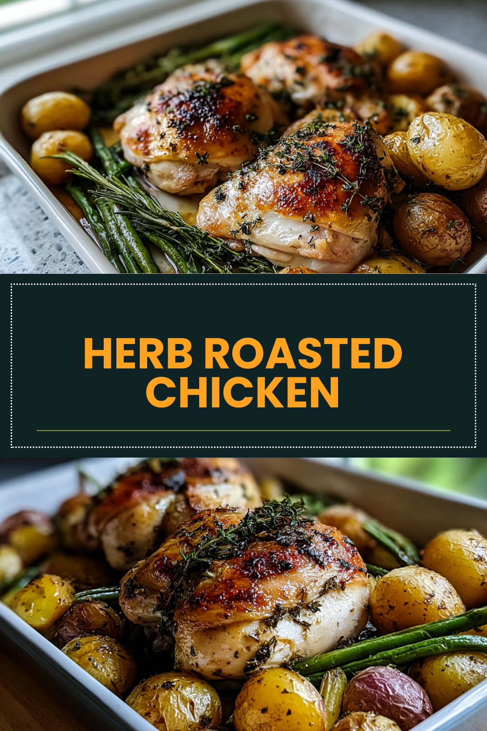 Herb Roasted Chicken Recipe With Perfect Crispy Skin And Juicy Meat 7 Herb Roasted Chicken