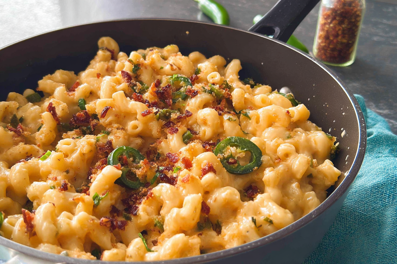 Jalapeño Popper Mac And Cheese Recipe With Creamy Cheese And Spicy Kick 6 Jalapeno Popper Mac And Cheese