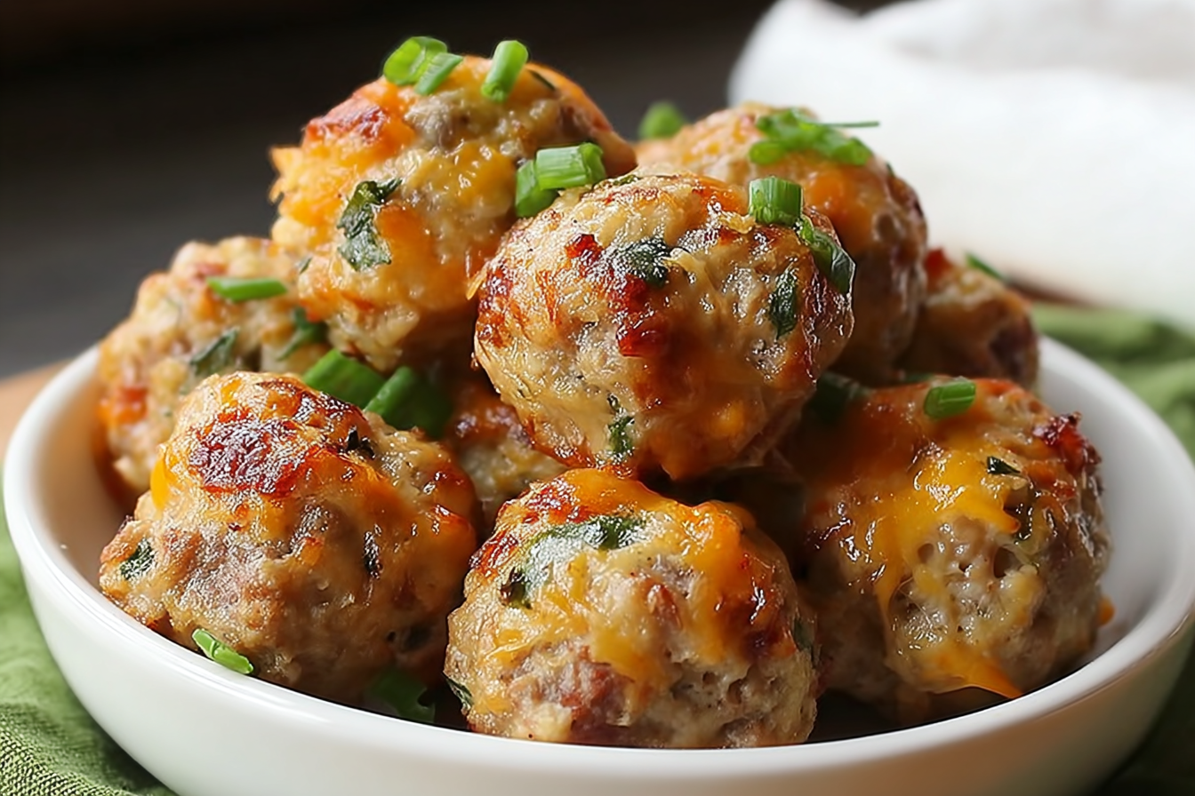 Jalapeno Popper Sausage Balls Recipe With Cream Cheese And Bacon 6 Jalapeno Popper Sausage Balls