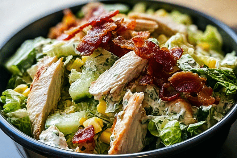 Keto Chicken Bacon Ranch Salad 70.Png