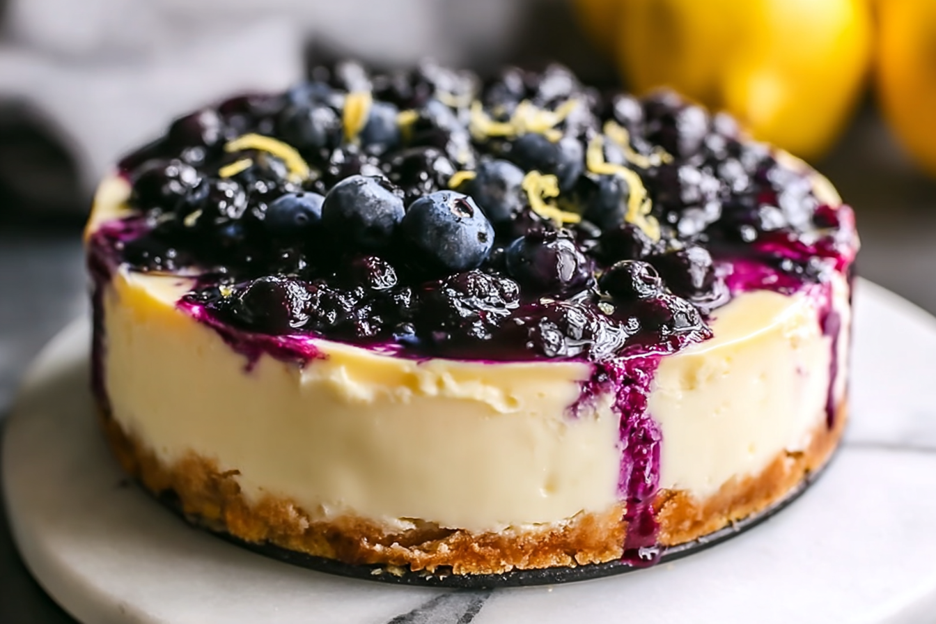 Lemon Blueberry Cheesecake
