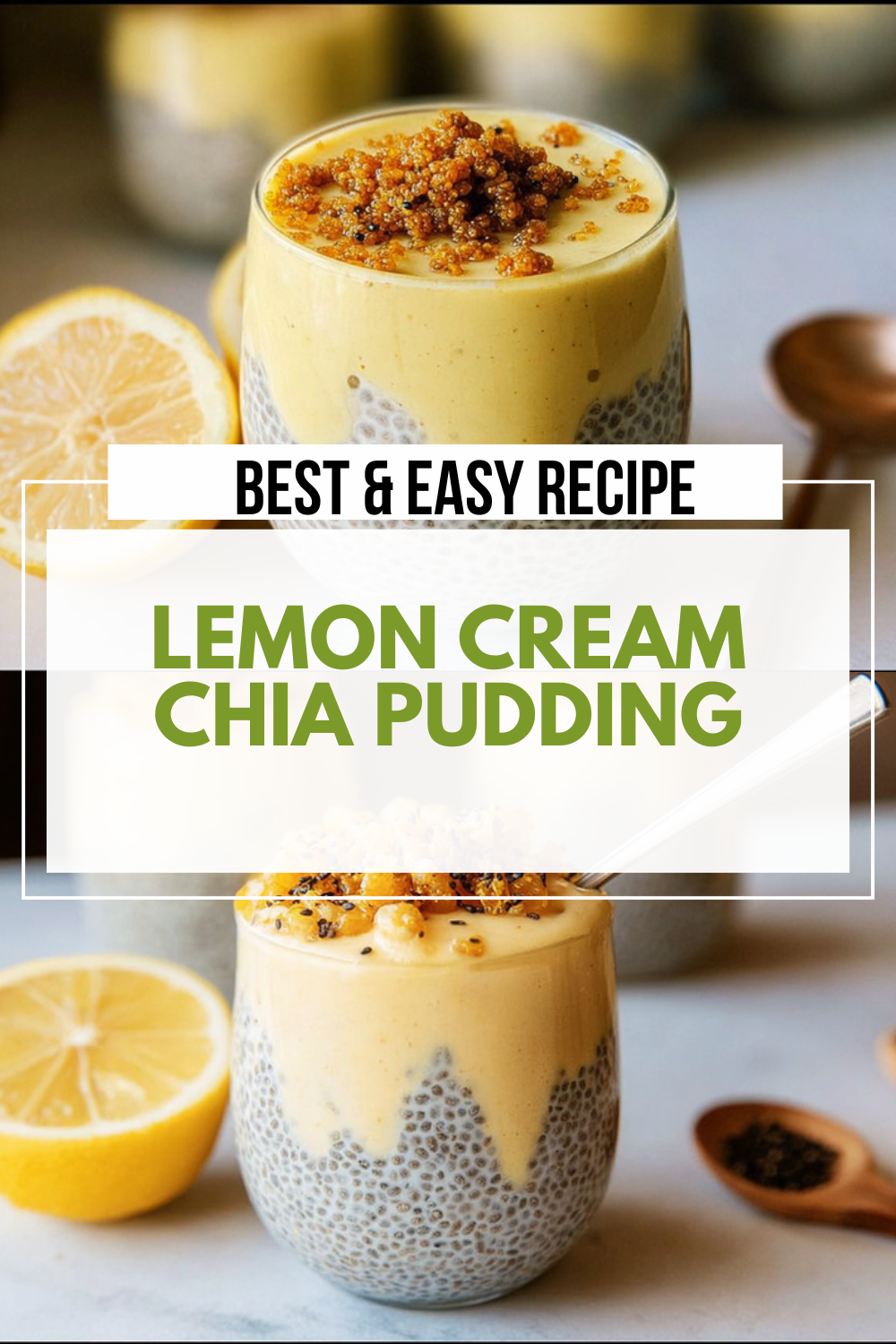 Lemon Chia Pudding Recipes For A Refreshing And Nutritious Treat 7 Lemon Cream Chia Pudding