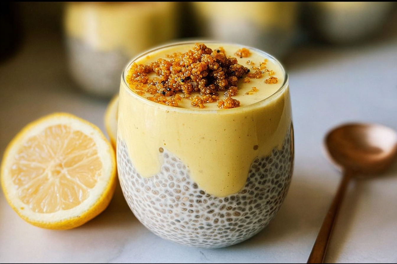 Lemon Chia Pudding Recipes For A Refreshing And Nutritious Treat 6 Lemon Cream Chia Pudding