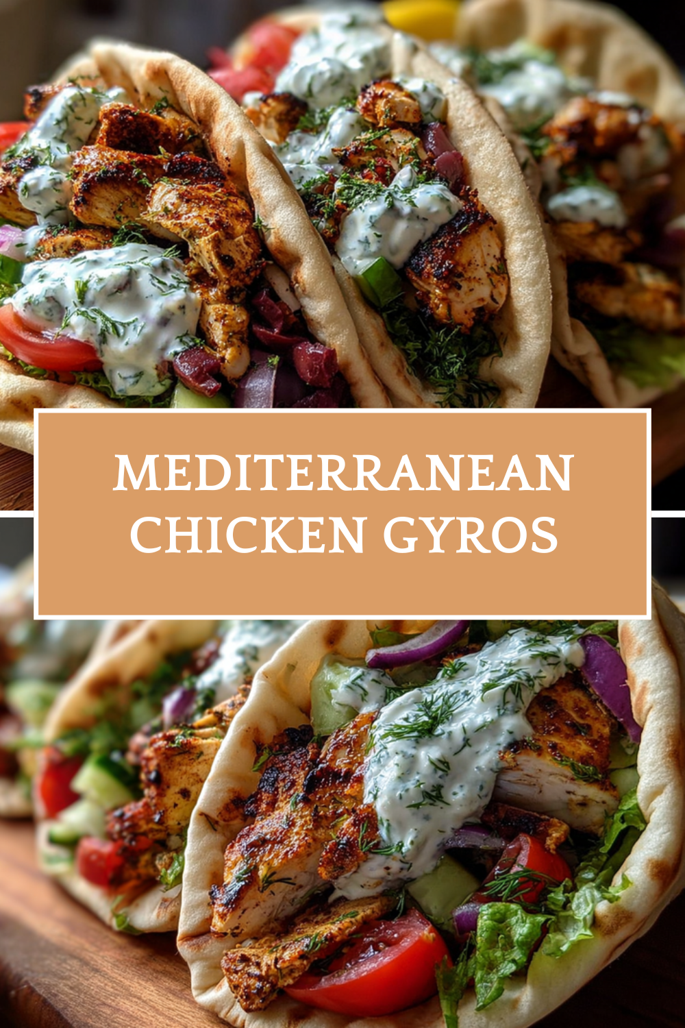 Mediterranean Chicken Gyros