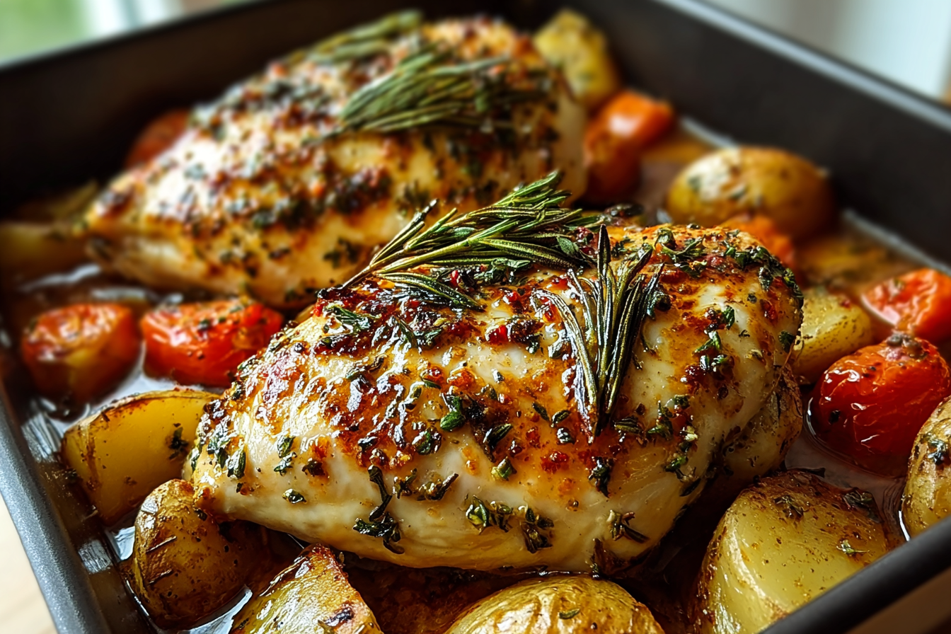 Oven Baked Herb Chicken
