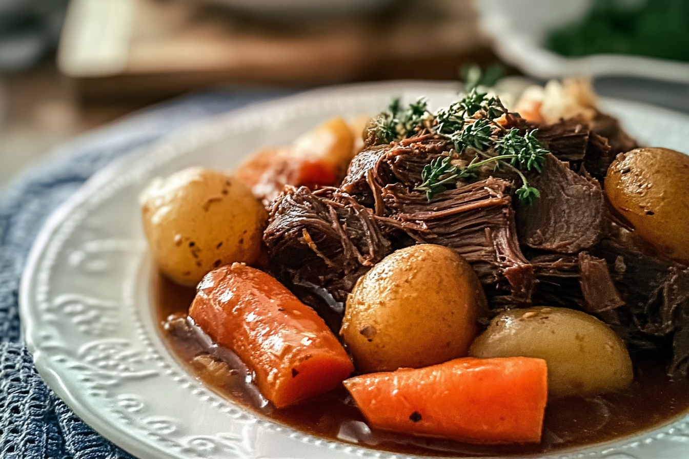Classic Pot Roast Recipe With Tender Meat And Rich Flavors 7 Pot Roast Dinner