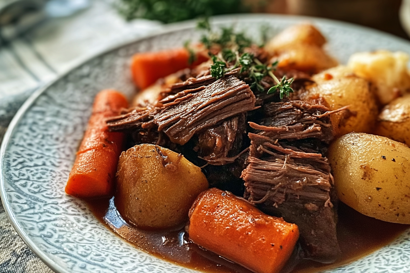 Classic Pot Roast Recipe With Tender Meat And Rich Flavors 6 Pot Roast Dinner