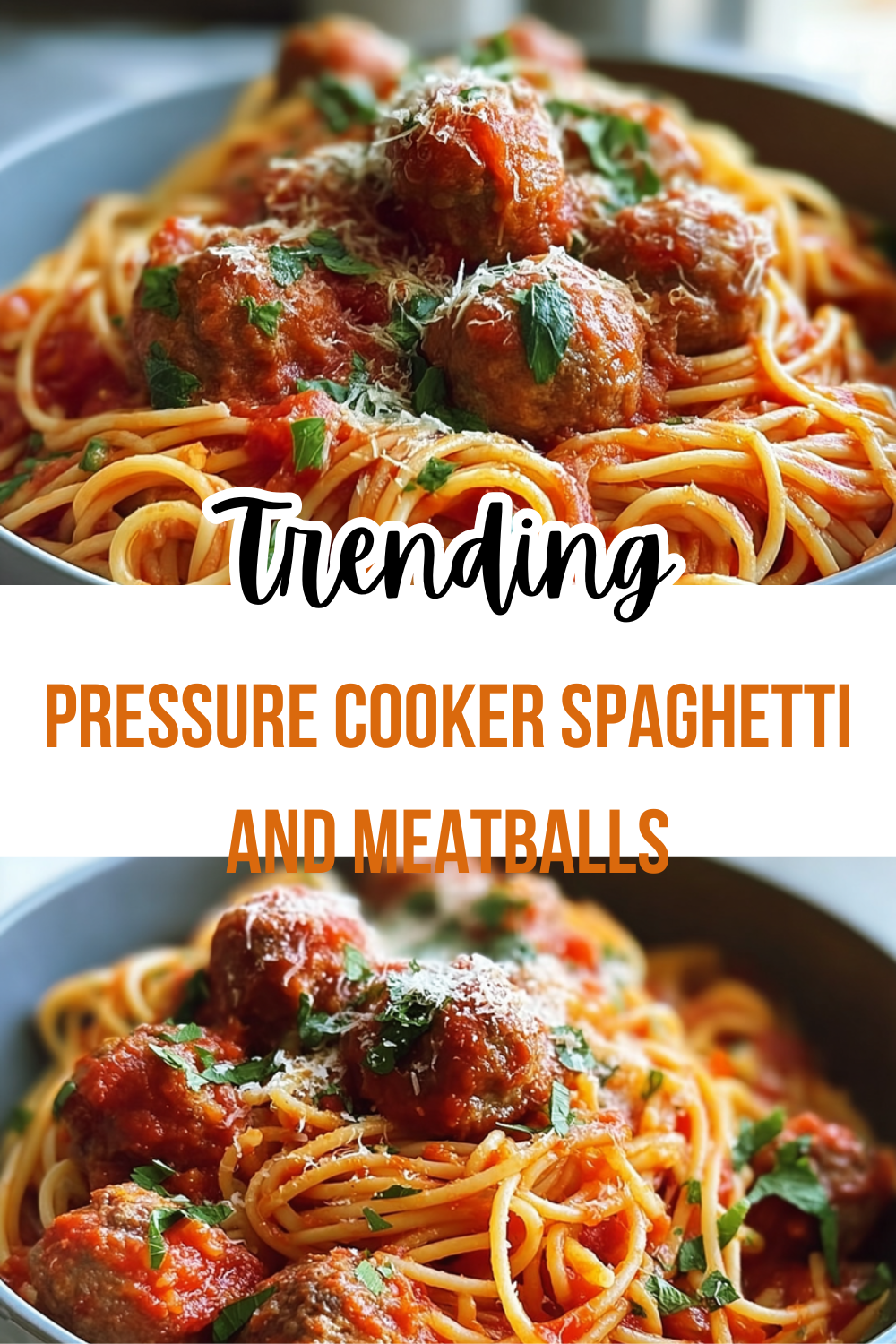 Pressure Cooker Spaghetti And Meatballs