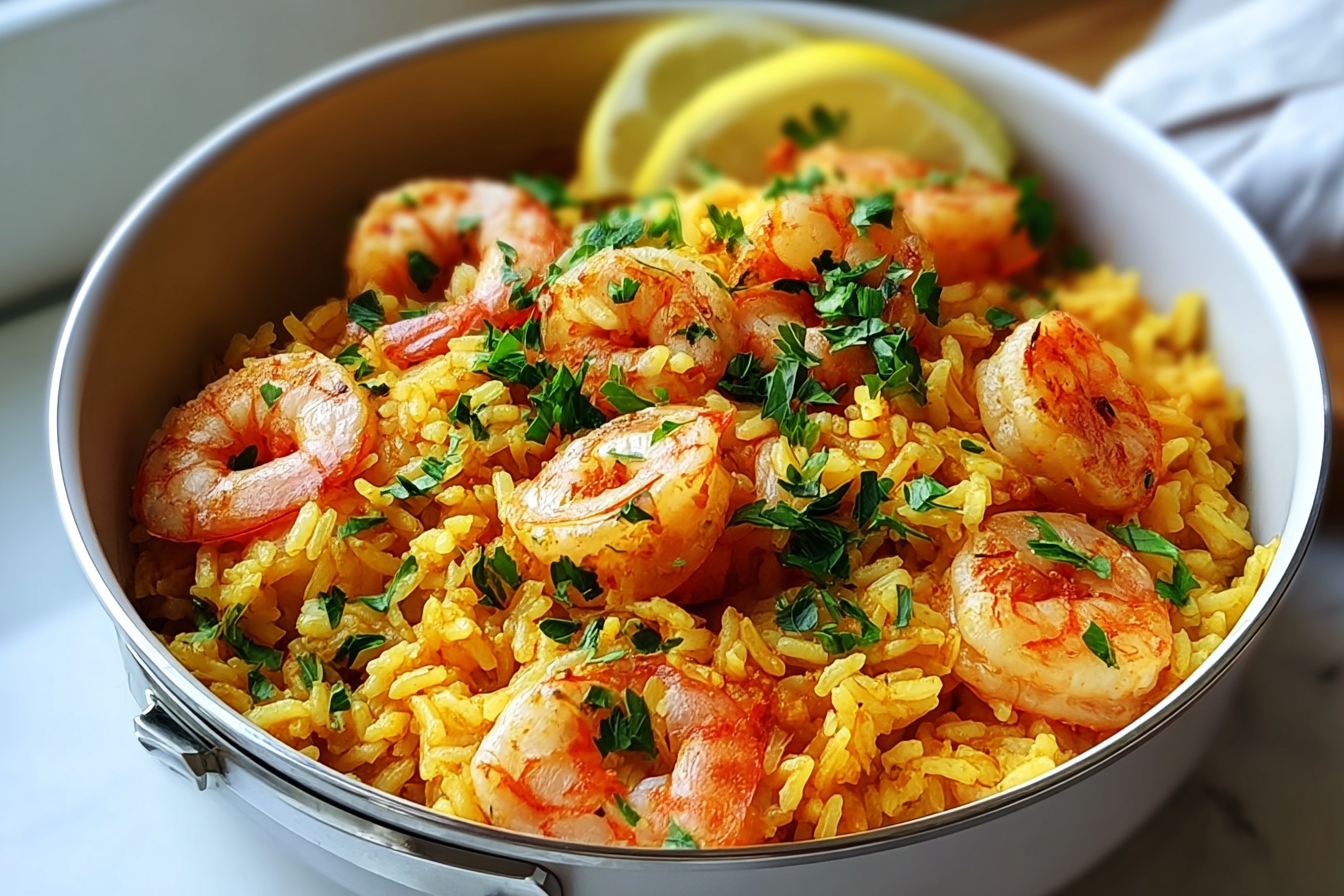 Creamy Shrimp With Saffron Rice Recipe For A Flavorful Dinner 6 Saffron Shrimp And Rice