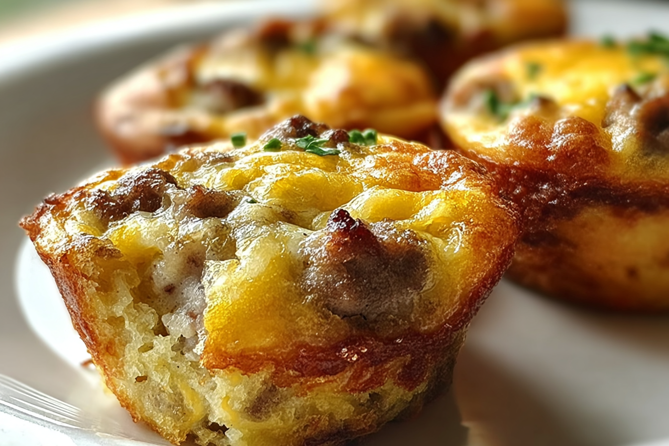 Sausage Breakfast Muffins Recipe For Quick And Savory Morning Meals 6 Sausage Breakfast Muffins