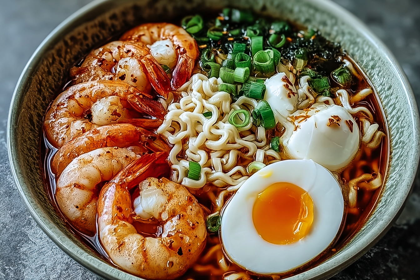 Shrimp Ramen Recipe With Savory Broth And Tender Noodles 6 Shrimp Ramen