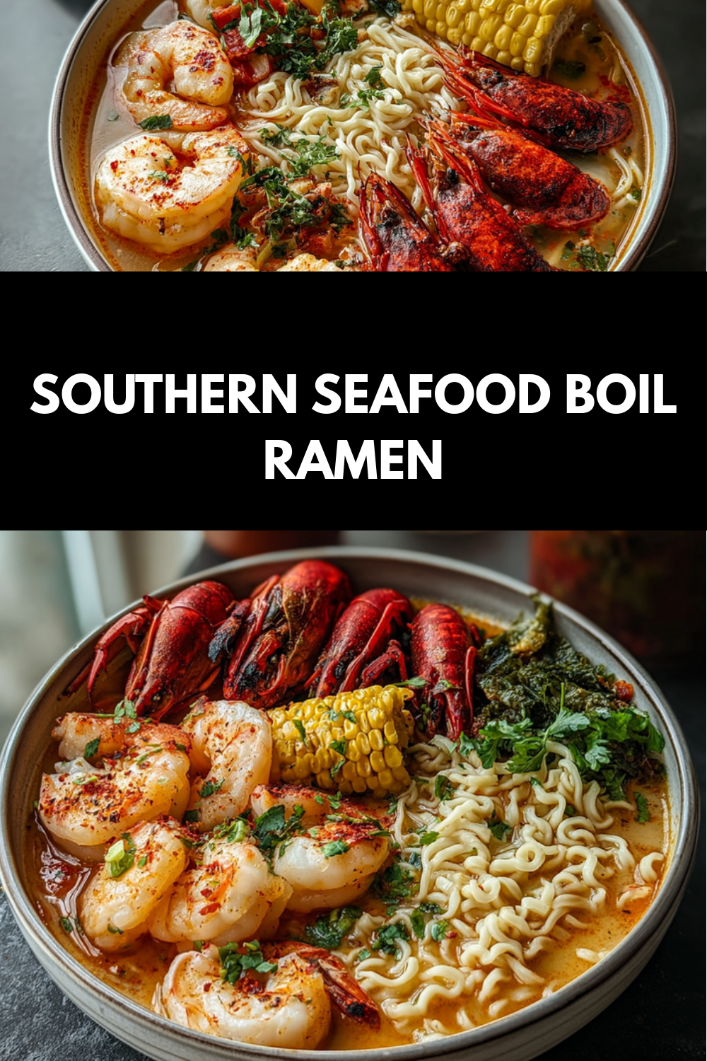 Southern Seafood Boil Ramen