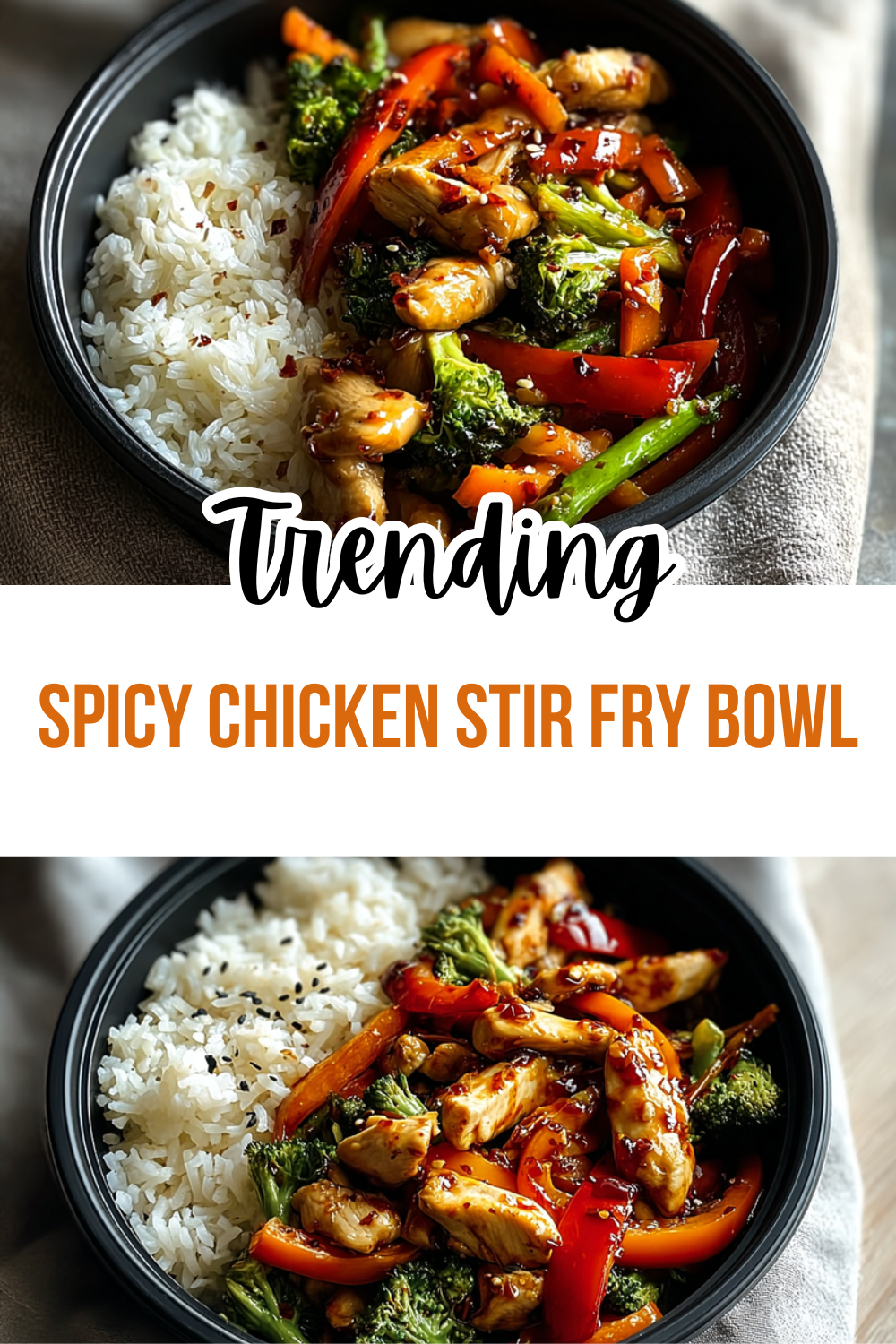 Spicy Chicken Stir Fry Recipe With Bold Firebird Flavors 7 Spicy Chicken Stir Fry Bowl