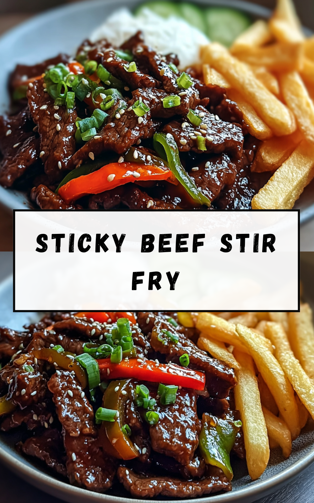 Crispy Sticky Mongolian Beef Recipe With Sweet Savory Sauce 7 Sticky Beef Stir Fry