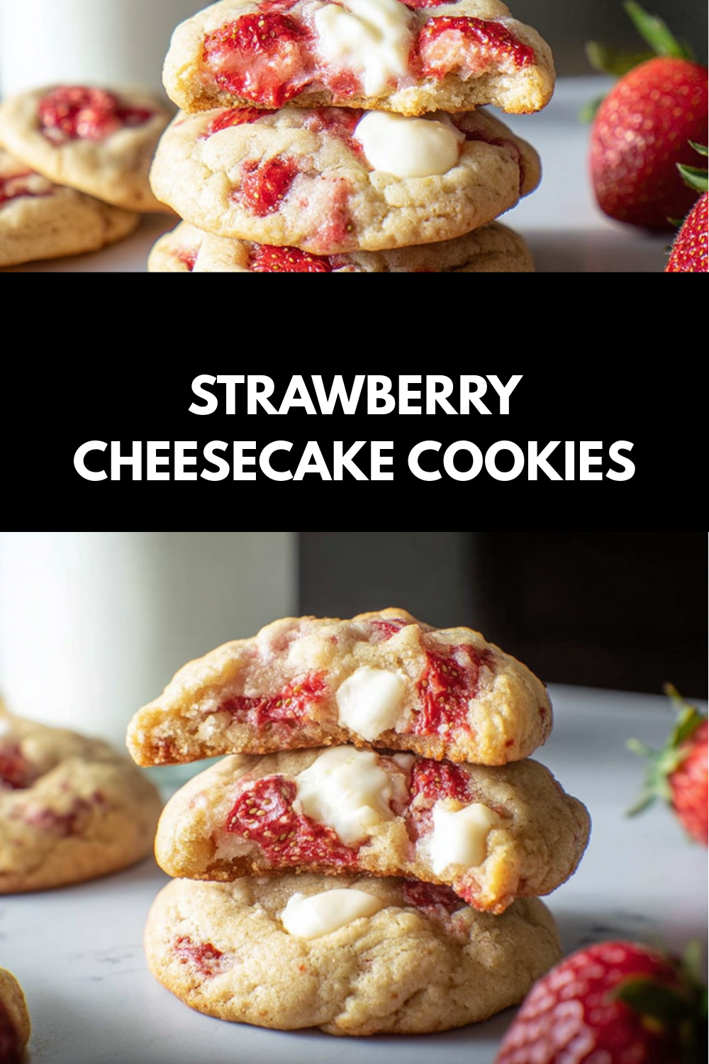 Strawberry Cheesecake Cookies Recipe With Creamy Sweet Filling 7 Strawberry Cheesecake Cookies