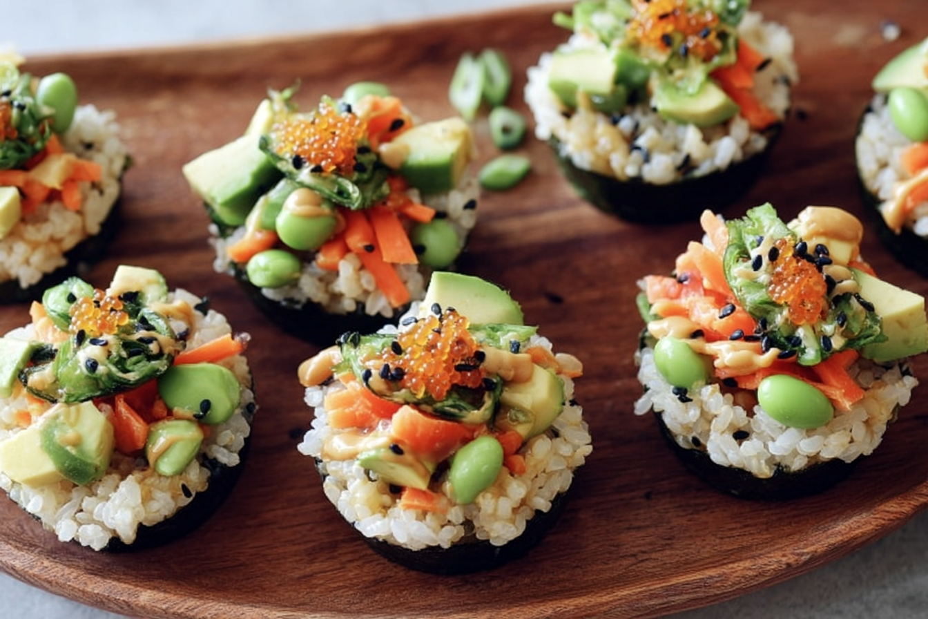 Baked Salmon Sushi Cups Recipe Inspired By Viral Tiktok Trends 6 Sushi Cups