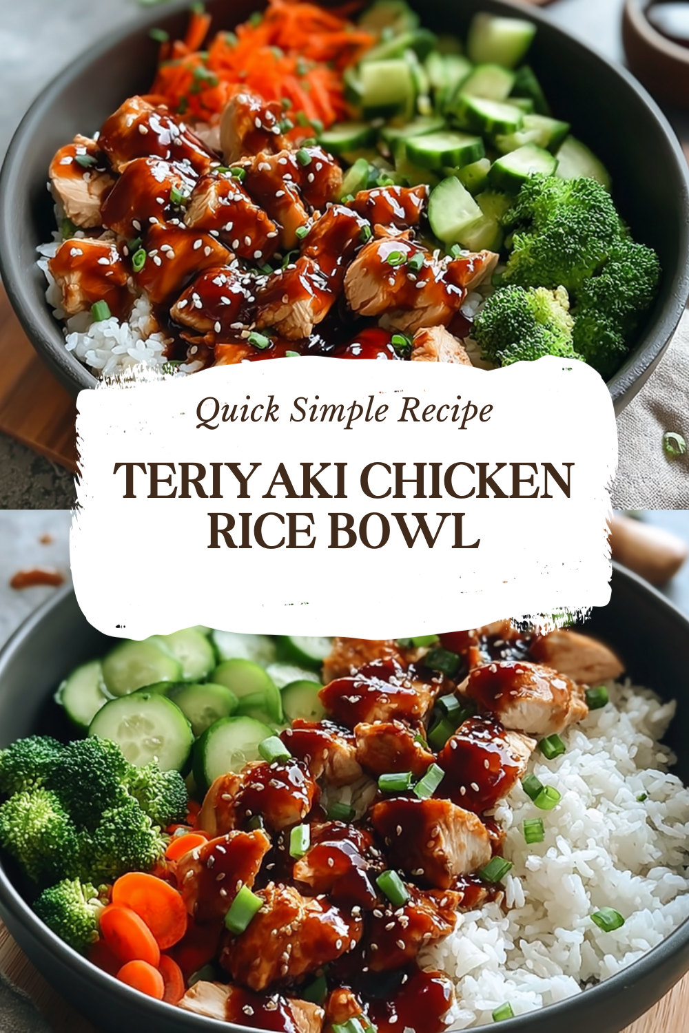 Teriyaki Chicken Rice Bowl Recipe With Savory Sauce And Fresh Veggies 7 Teriyaki Chicken Rice Bowl