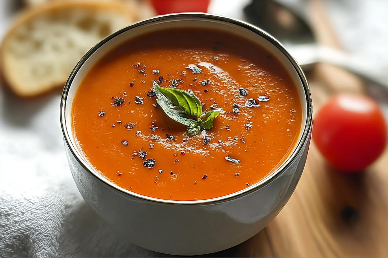 Creamy Tomato Soup Recipe With Rich And Smooth Flavor 6 Tomato Soup Recipe