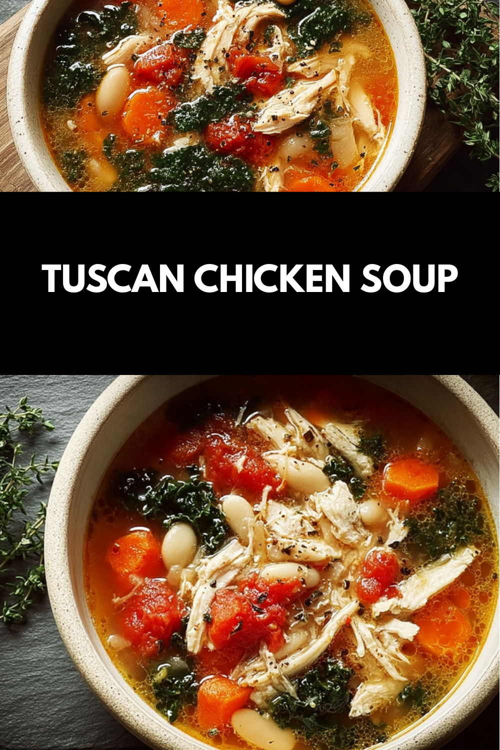 Creamy Tuscan Chicken Soup With Sun-Dried Tomatoes And Spinach 7 Tuscan Chicken Soup