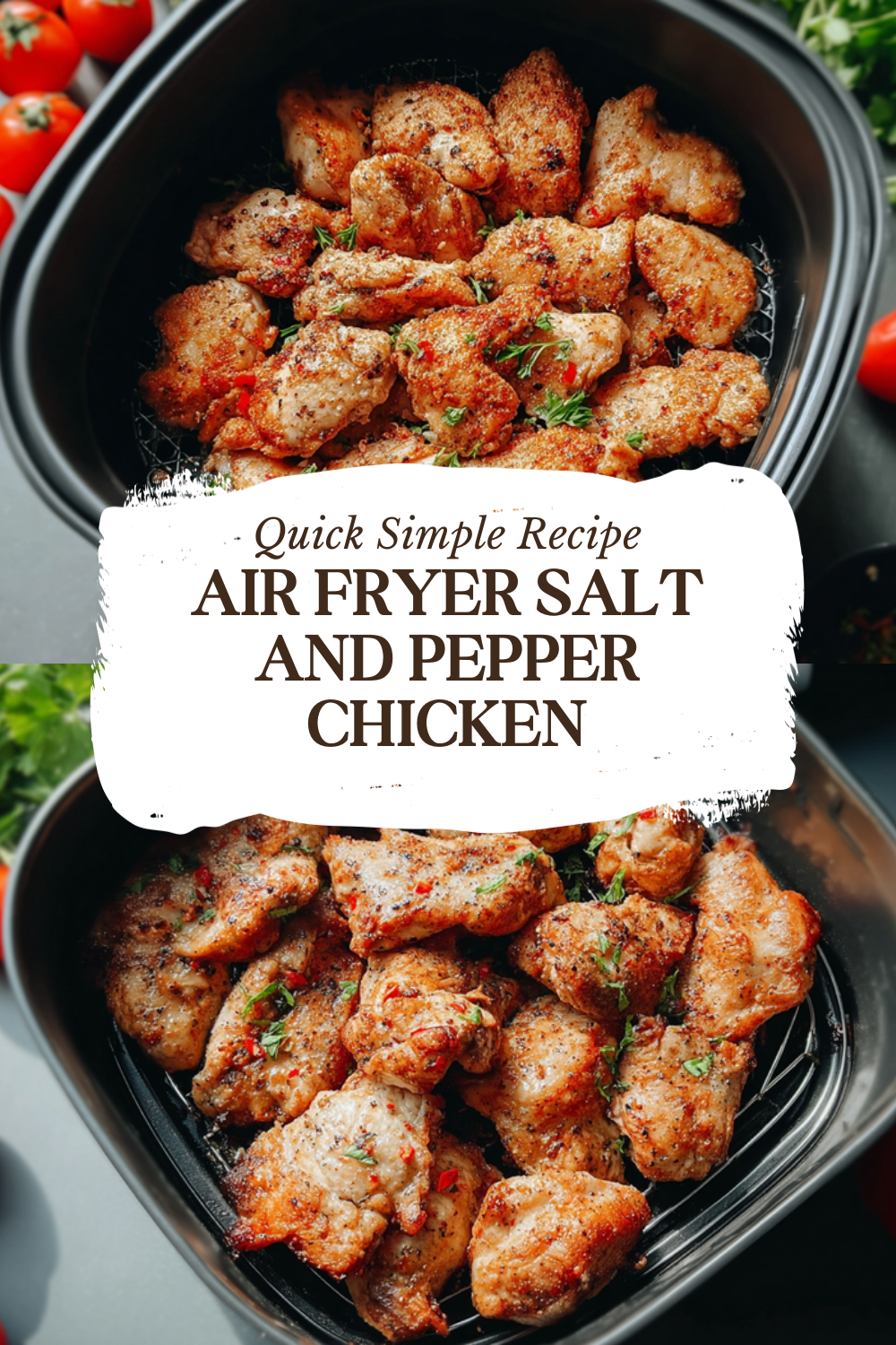 Air Fryer Crispy Salt And Pepper Chicken 7 Air Fryer Salt And Pepper Chicken