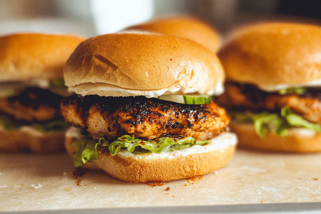 Alabama White Bbq Blackened Chicken Sliders